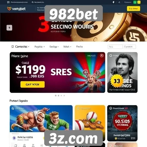 Promoções e bônus do site 982bet